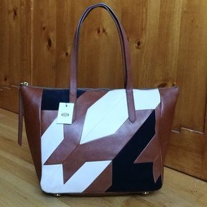 Leather Fossil Sydney Shopper Purse